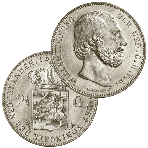 2 1/2 Gulden 1854